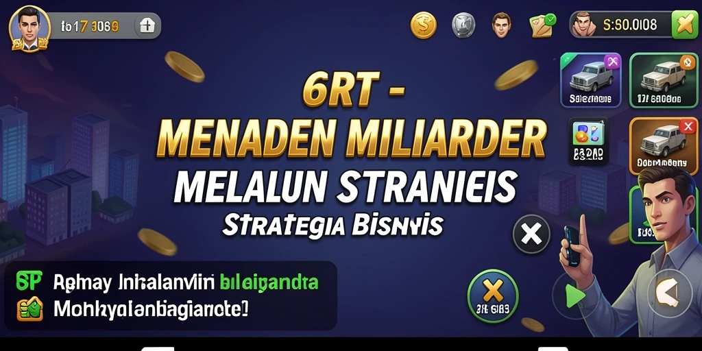 Screenshot dari gameplay 6RT yang menunjukkan strategi Tycoon.
