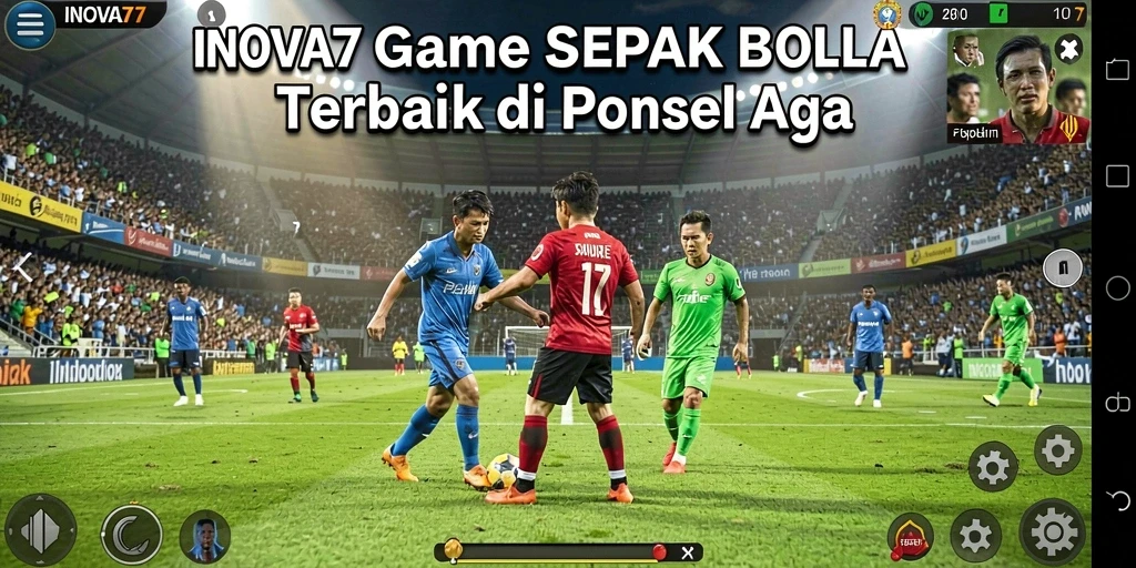 Tampilan permainan <strong>INOVA77</strong> yang mengesankan menampilkan aksi sepak bola yang intens.