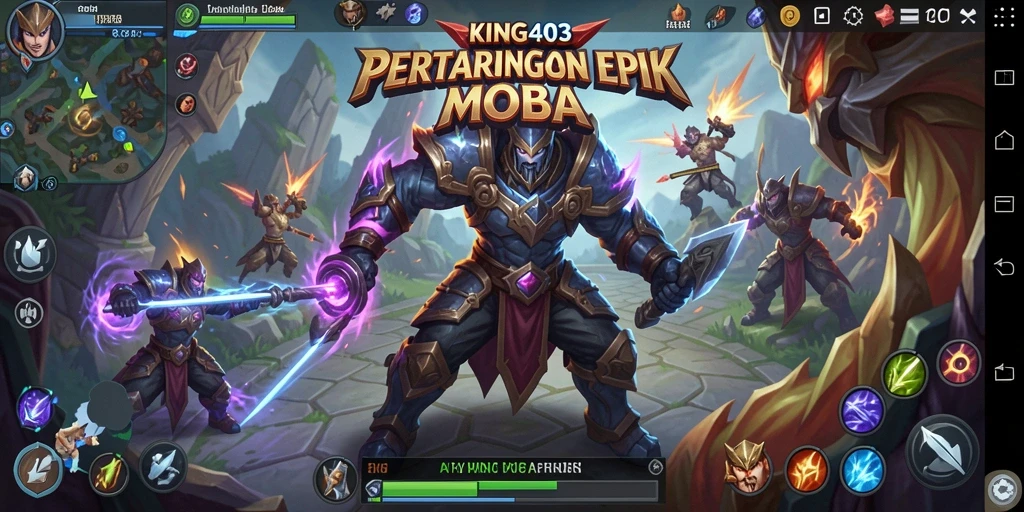 Tampilan gameplay KING403 yang mendebarkan dan penuh strategi.