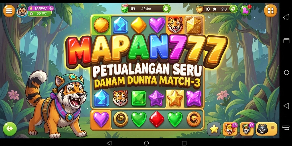 Tampilan gameplay seru dan menarik dalam MAPAN777.