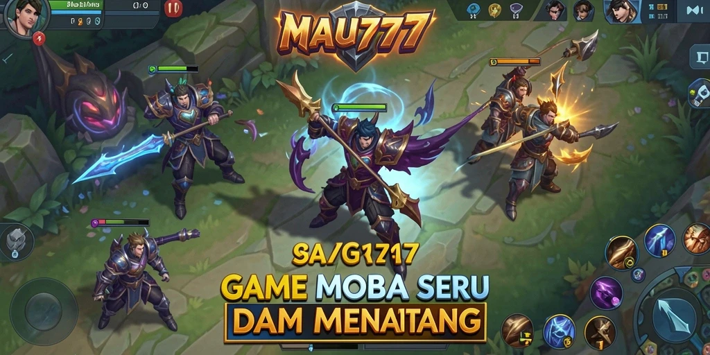 Tampilan gameplay seru dan menegangkan di MAU777.