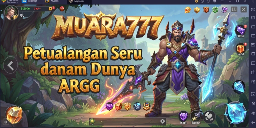 Screenshots MUARA777 menampilkan gameplay ARPG yang mendebarkan.