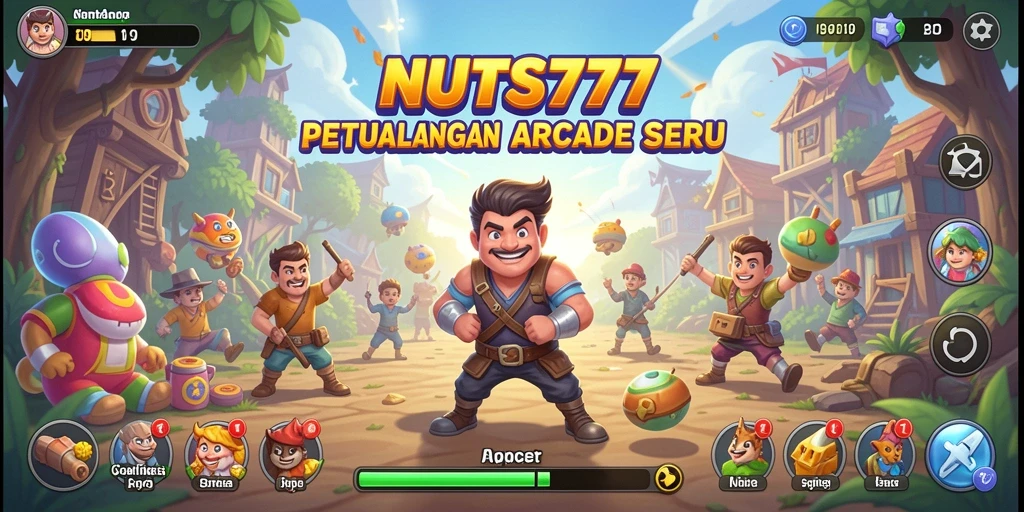 Tangkapan layar gameplay NUTS777 yang seru dan menarik.