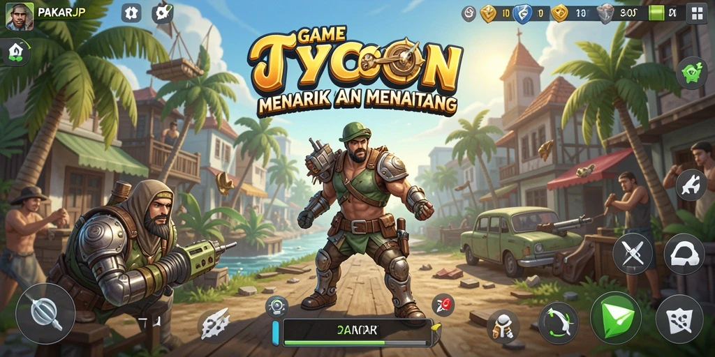 Tampilan gameplay PAKARJP yang penuh strategi dan tantangan.