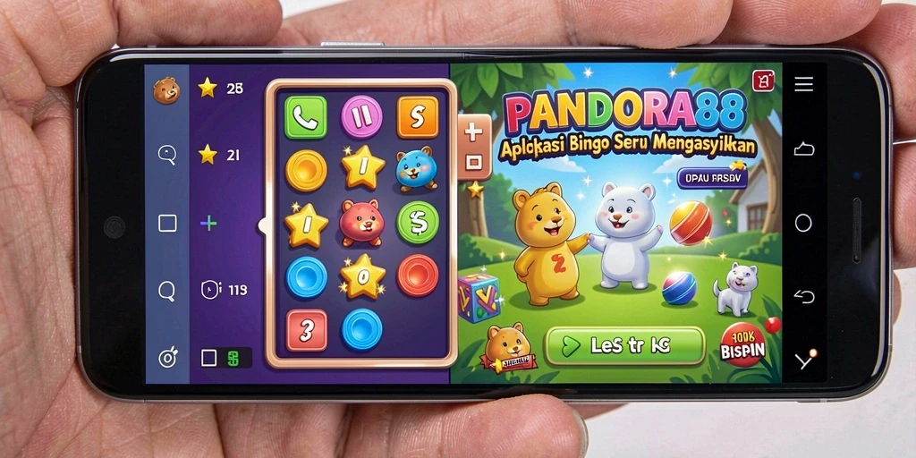 Tampilan antarmuka permainan Bingo di PANDORA88 yang menarik.