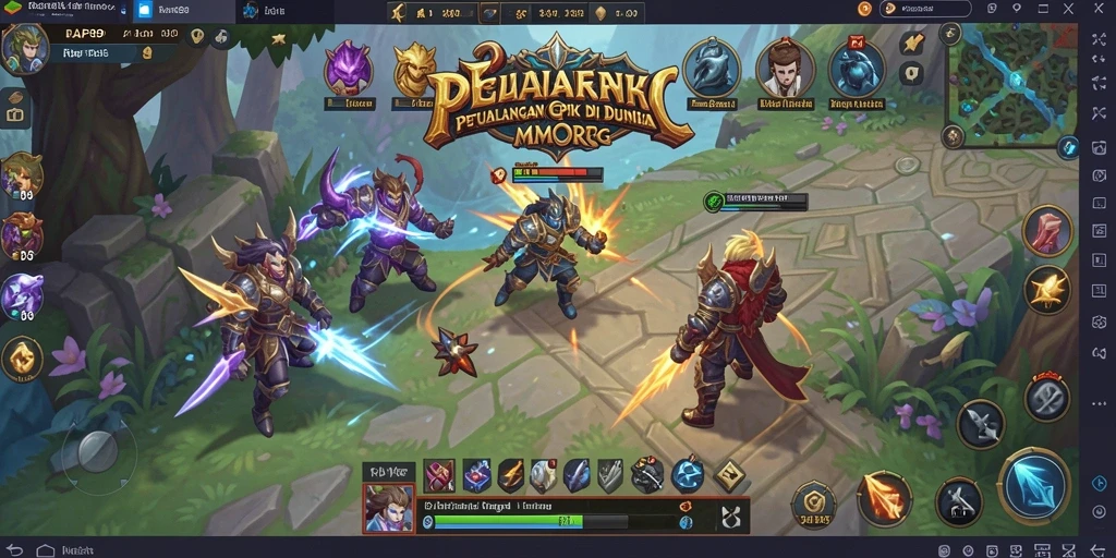 Screenshot gameplay RAP89 yang menampilkan pertarungan epik antar pemain.