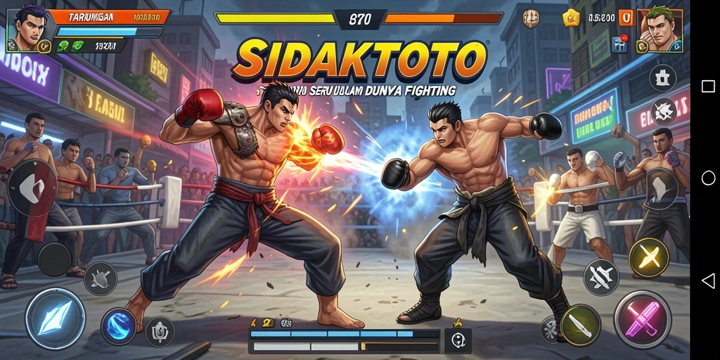Tampilan screenshot SIDAKTOTO yang menampilkan aksi pertarungan seru dan dinamis.
