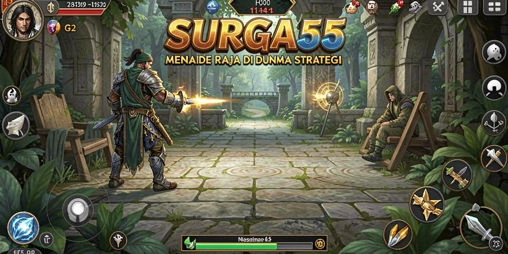Tampilan menarik dari gameplay SURGA55 yang penuh strategi.