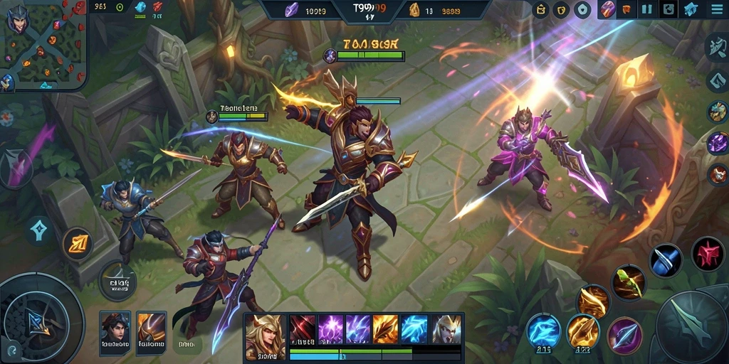 Gameplay seru dan dinamis dari T9999 yang memukau.